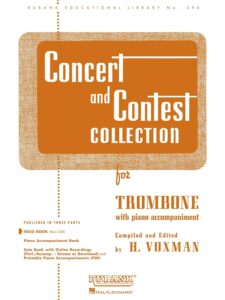 Concert and Contest Collection for Trombone: Solo Book Only 